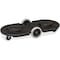 Rubbermaid Commercial Dolly, Brute Tandem, 40 Gal. Cap, 20-13/16"x45-5/16"x8-3/4", BK RCP264600BK - alternate 5